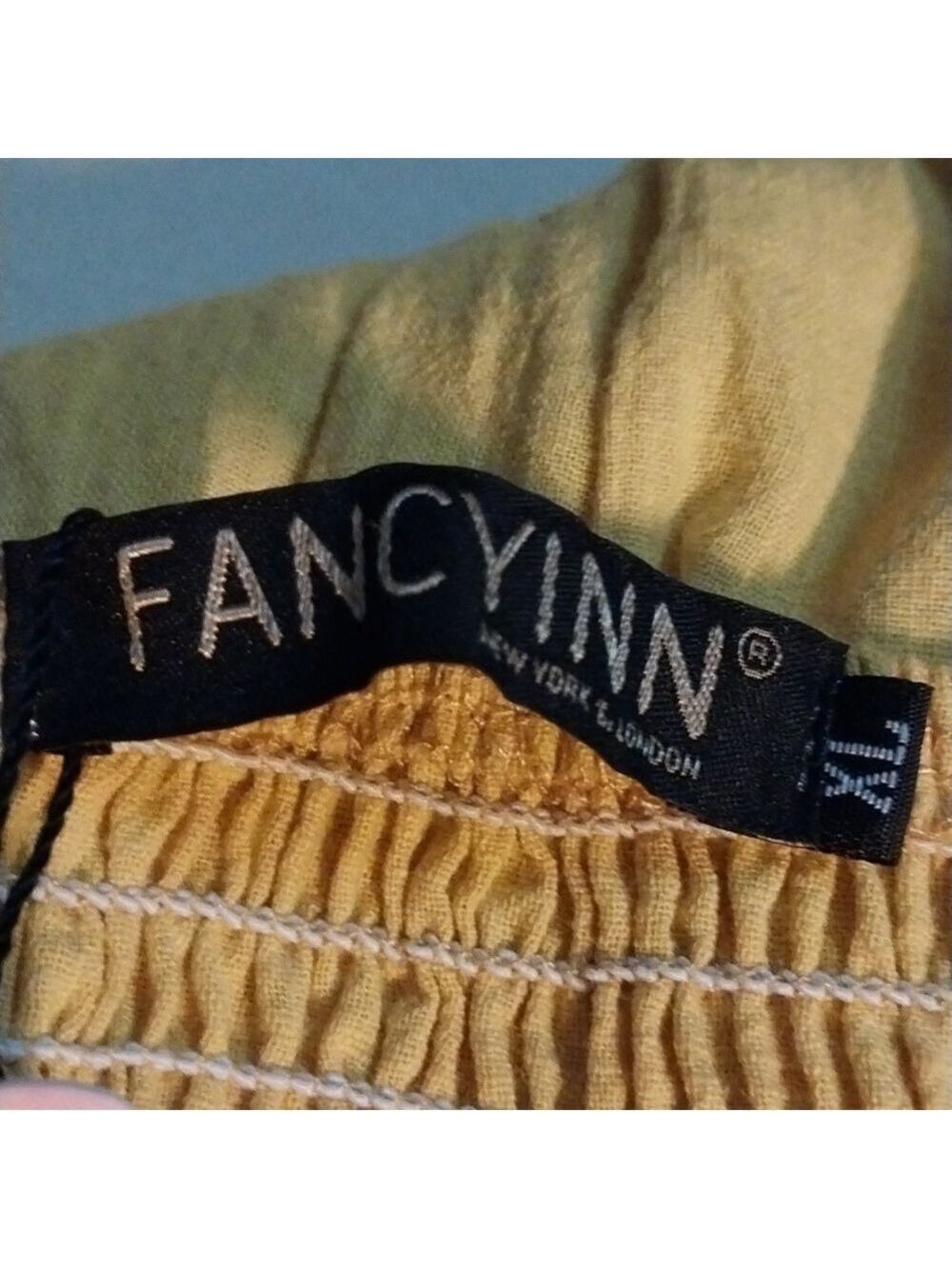 FANCYINN Womens Tie Front Button Down Spaghetti Strap Dress NWT Size XL - Picture 7 of 10